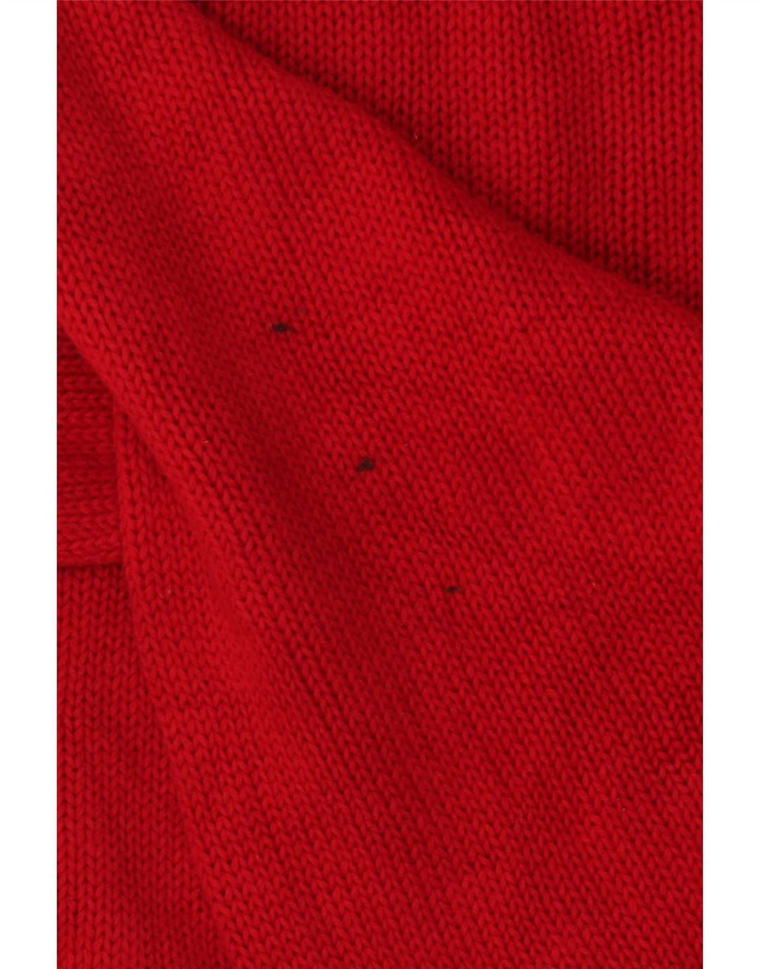 Chaps Mens Crew Neck Jumper Sweater Large Red Cotton