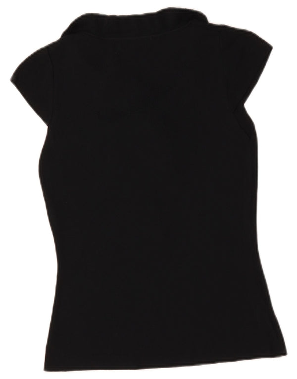 Bluză pentru femei Von Dutch UK 12 microfibre negre medii