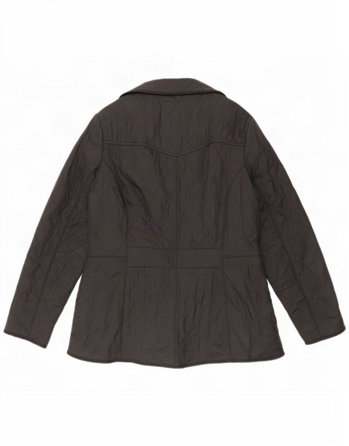 Giacca trapuntata da donna Barbour UK 16 grande nera