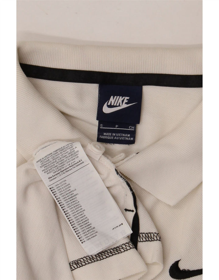 Polo NIKE Hombre Pequeño Algodón Blanco
