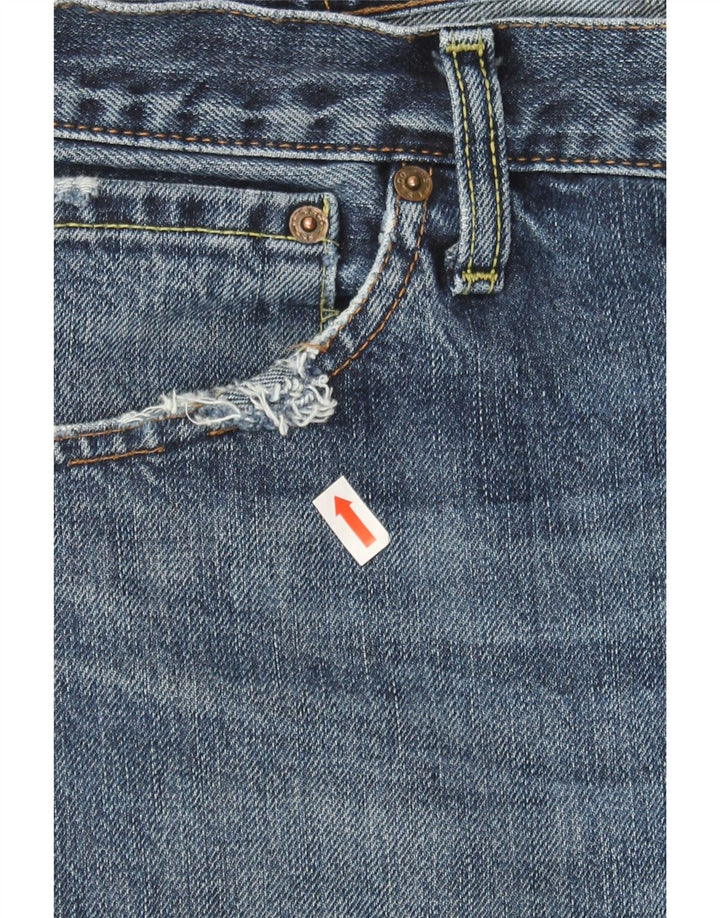 LEVI'S Mens 507 Straight Jeans W32 L29  Blue Cotton Vintage Levi's and Second-Hand Levi's from Messina Hembry 