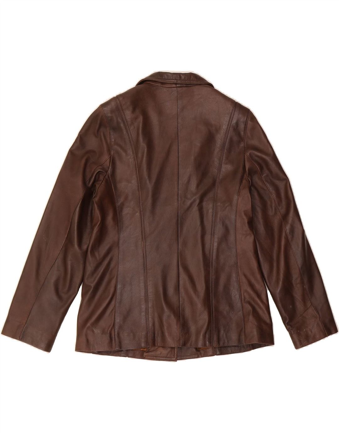ASHWOOD Womens Leather Jacket UK 14 Medium Brown Leather Vintage Ashwood and Second-Hand Ashwood from Messina Hembry 