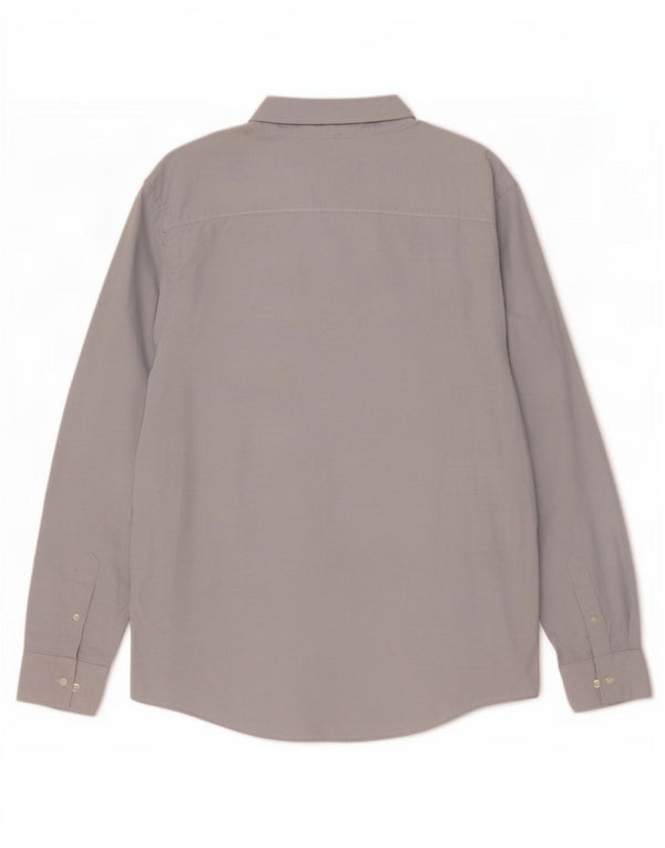Penguin Mens Heritage Slim Fit Shirt 2XL Blue Cotton