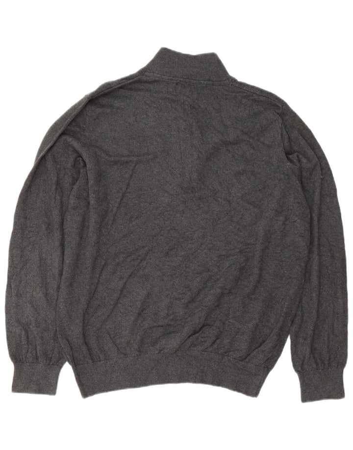 L.L.Bean Pull coupe classique à col zippé pour homme Gris moyen classique