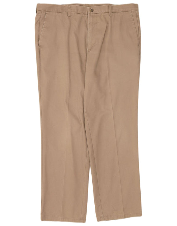 Pantaloni chino da uomo dalla vestibilità classica Dockers W40 L32 in cotone beige