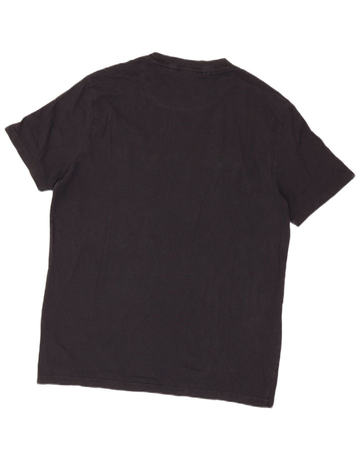 CHAMPION Mens Graphic T-Shirt Top Large Black