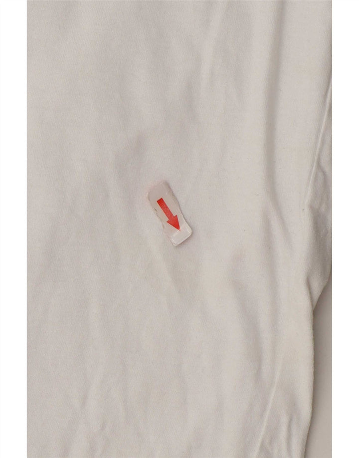 Superdry T-Shirt Graphique Homme Blanc Moyen Coton