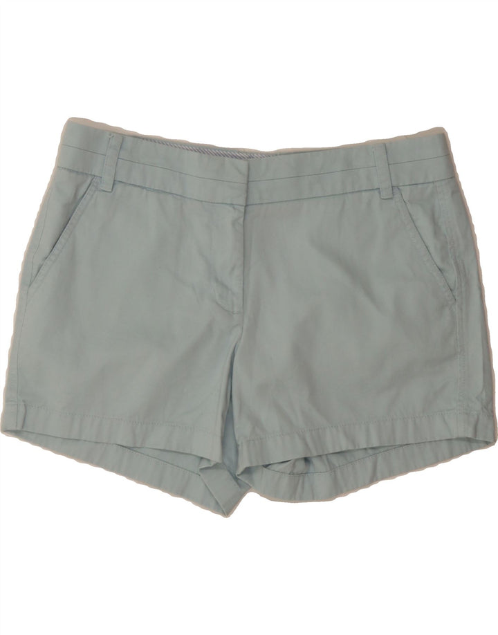 J. CREW Womens Casual Shorts US 8 Medium W34 Blue Cotton Vintage J. Crew and Second-Hand J. Crew from Messina Hembry 