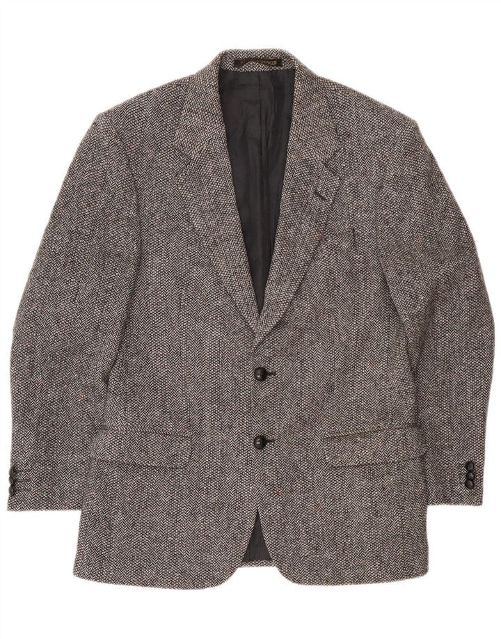 Michael 2 botões Blazer jaqueta masculina Marks & Spencer Reino Unido 38 cinza médio