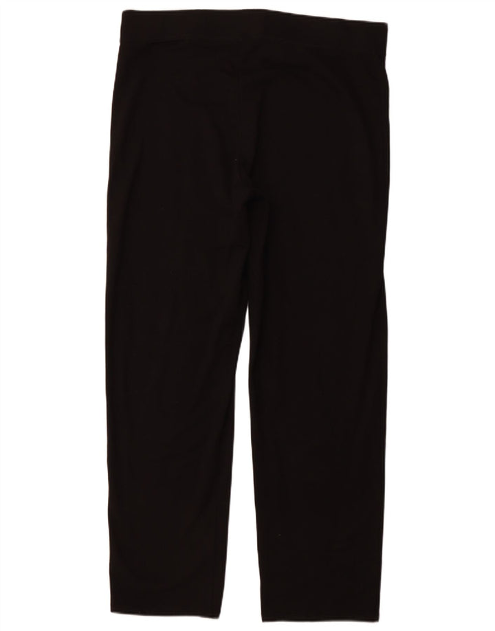MARKS & SPENCER Womens Tracksuit Trousers UK 18 XL Black Cotton