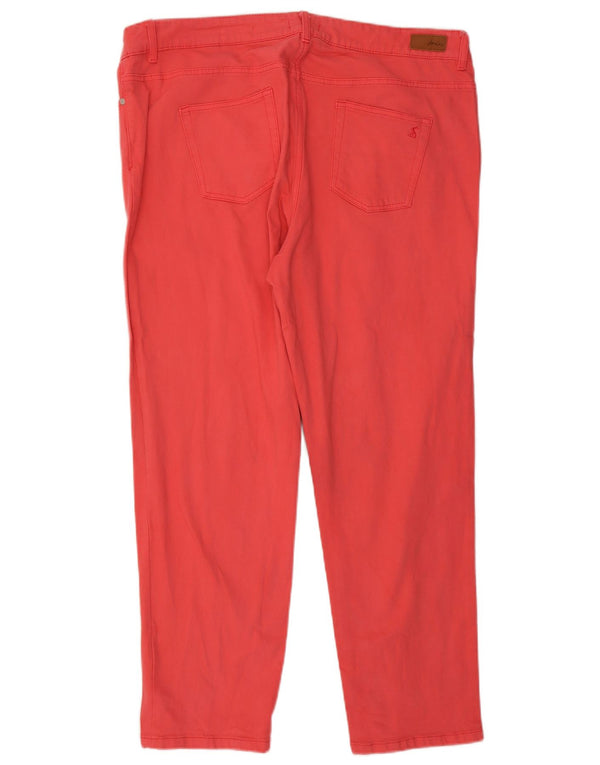 Joules ženske Girlfriend uske traperice UK 18 XL W38 L29 Crveni pamuk