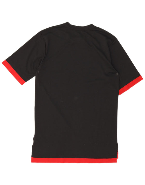 Jordan Mens T-Shirt Top Medium Black Colourblock Polyester