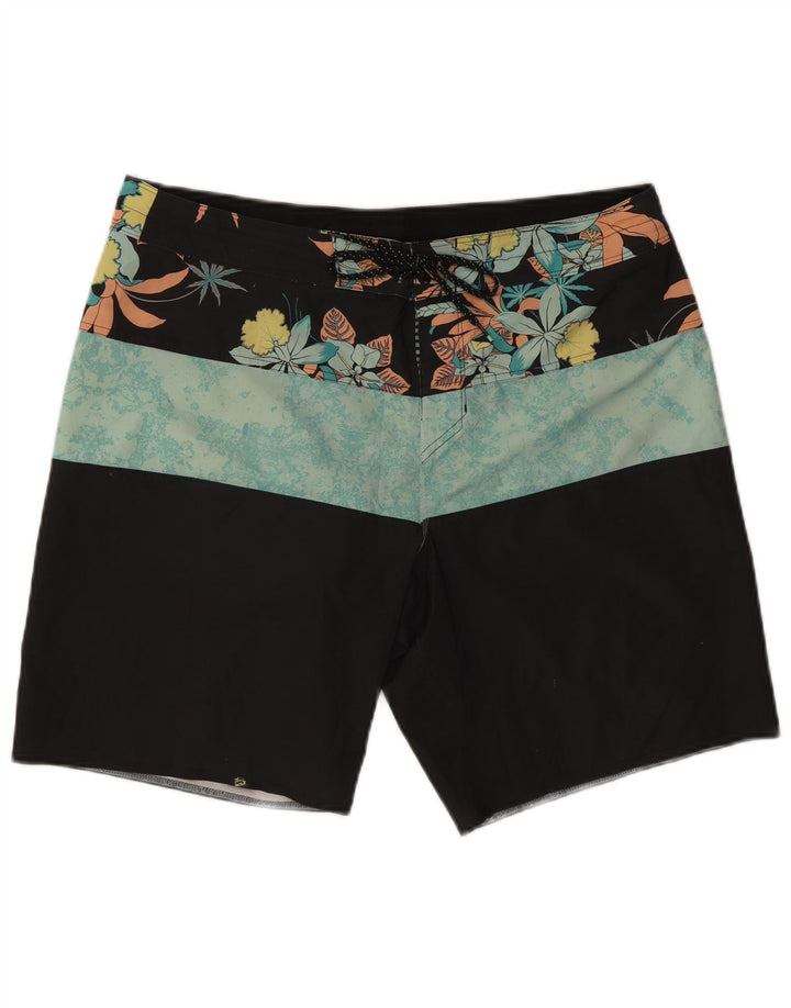 Billabong Mens Swimming Shorts Large  Multicoloured Floral Polyester