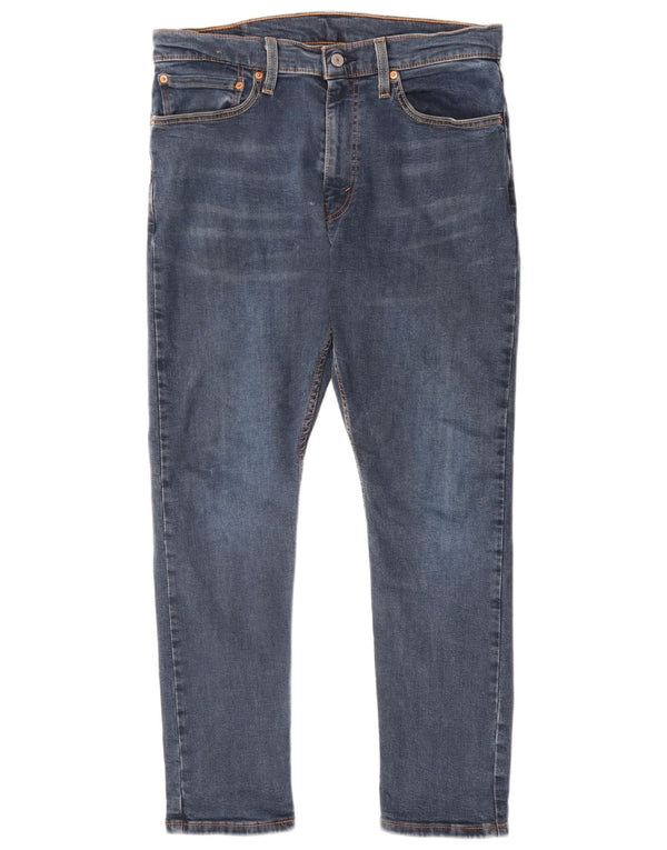Levi's Mens 512 Slim Tapered Jeans W34 L30 Blue Cotton