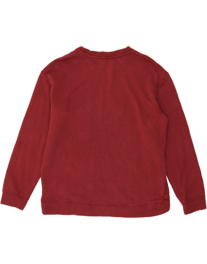 ORVIS Womens Sweatshirt Jumper UK 14 Medium Burgundy Modal Vintage Orvis and Second-Hand Orvis from Messina Hembry 