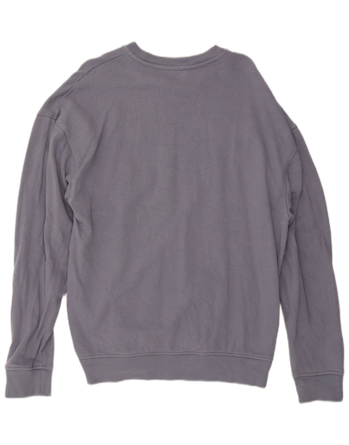 REISS Sweatshirt til mænd, stor blå bomuld