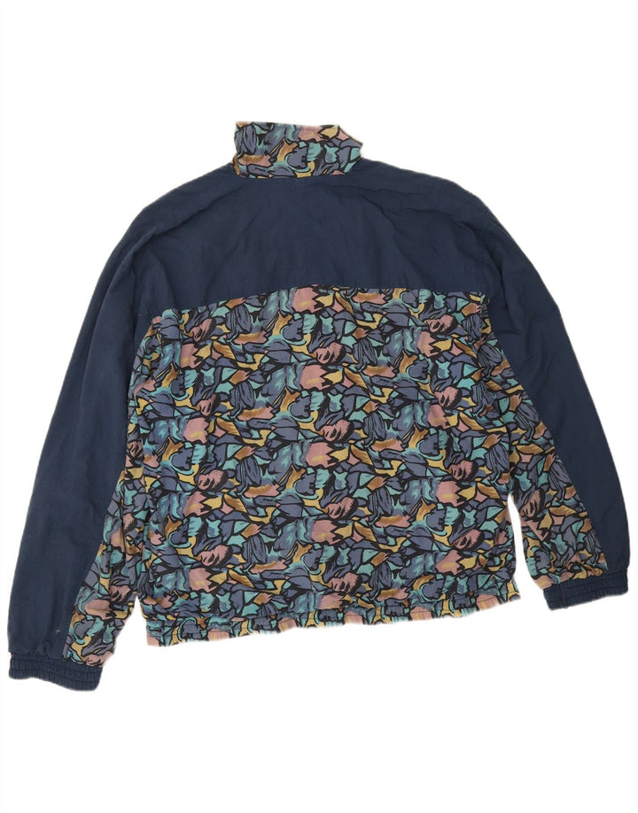 Orso Poeta Mens Tracksuit Top Jacket Medium Navy Blue