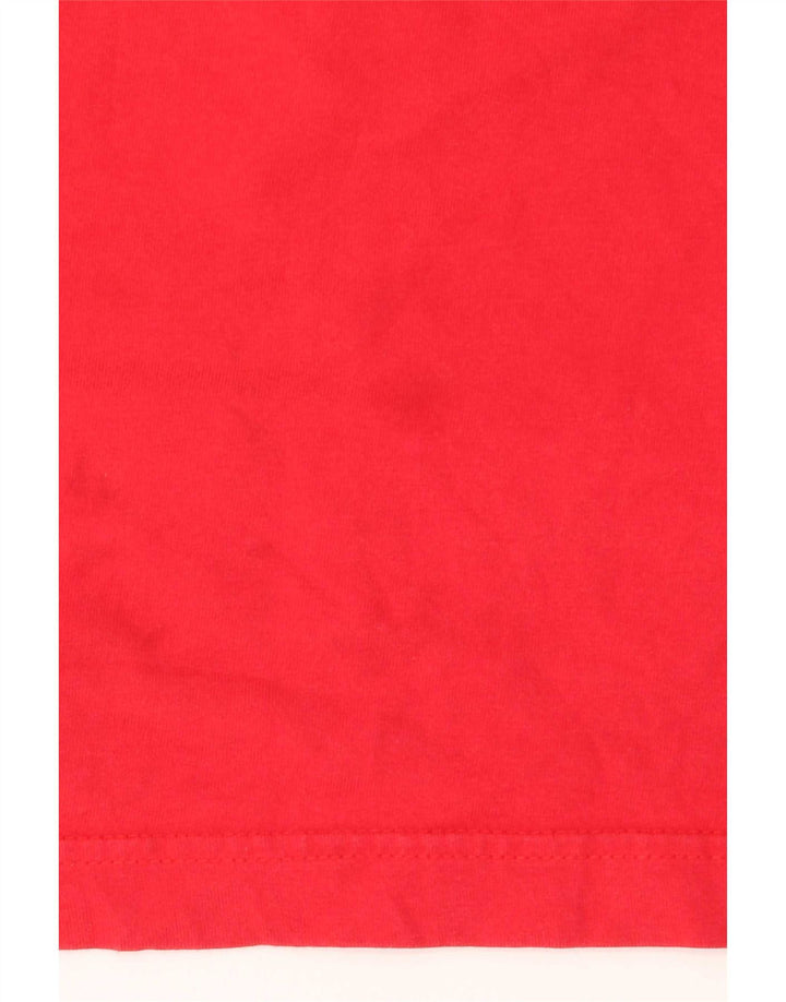 T-shirt da uomo Reebok Top Large rossa in cotone