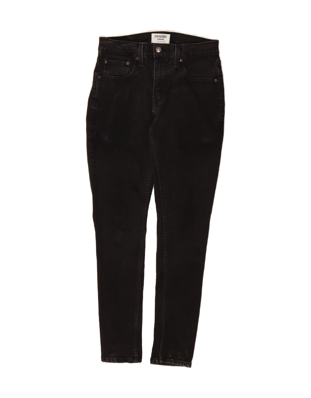LEVI'S Womens Denizen Slim Jeans W28 L30 Black Cotton Vintage Levi's and Second-Hand Levi's from Messina Hembry 