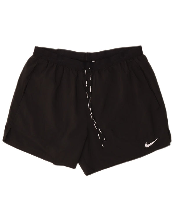 Nike Dri Fit - Pantalones cortos deportivos para hombre (poliéster), color negro