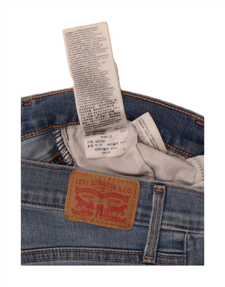 LEVI'S Womens Super Skinny Jeans W28 L32 Blue Vintage Levi's and Second-Hand Levi's from Messina Hembry 