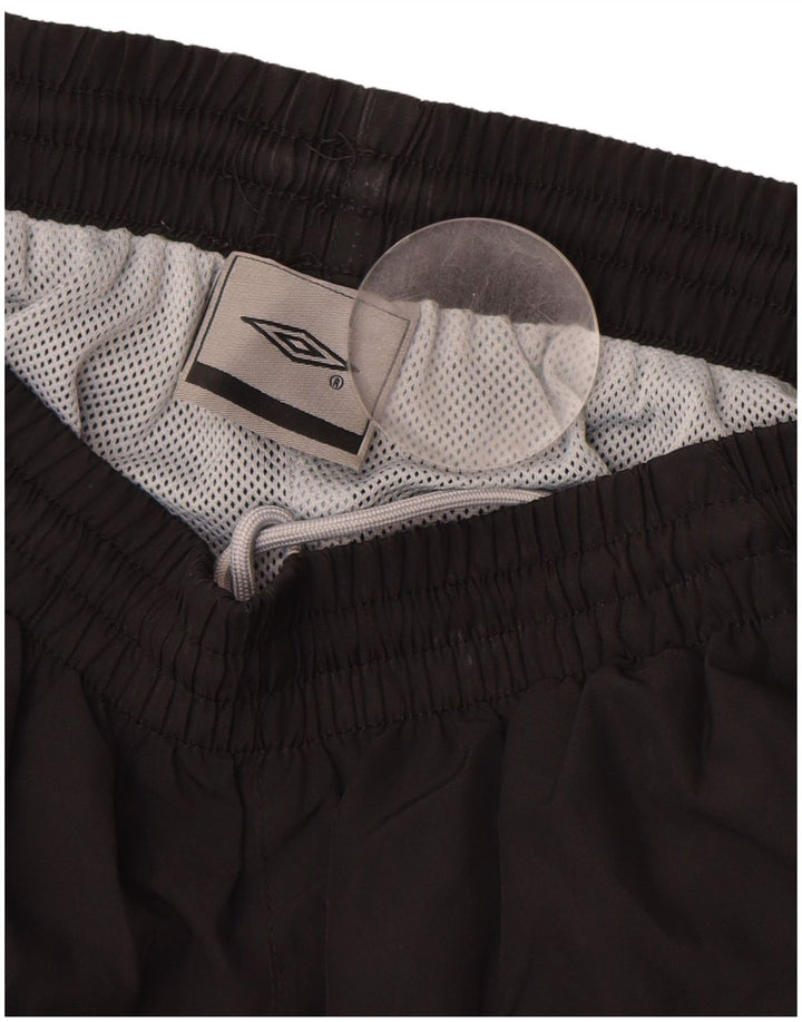 UMBRO Mens Tracksuit Trousers Joggers XS  Black Polyester