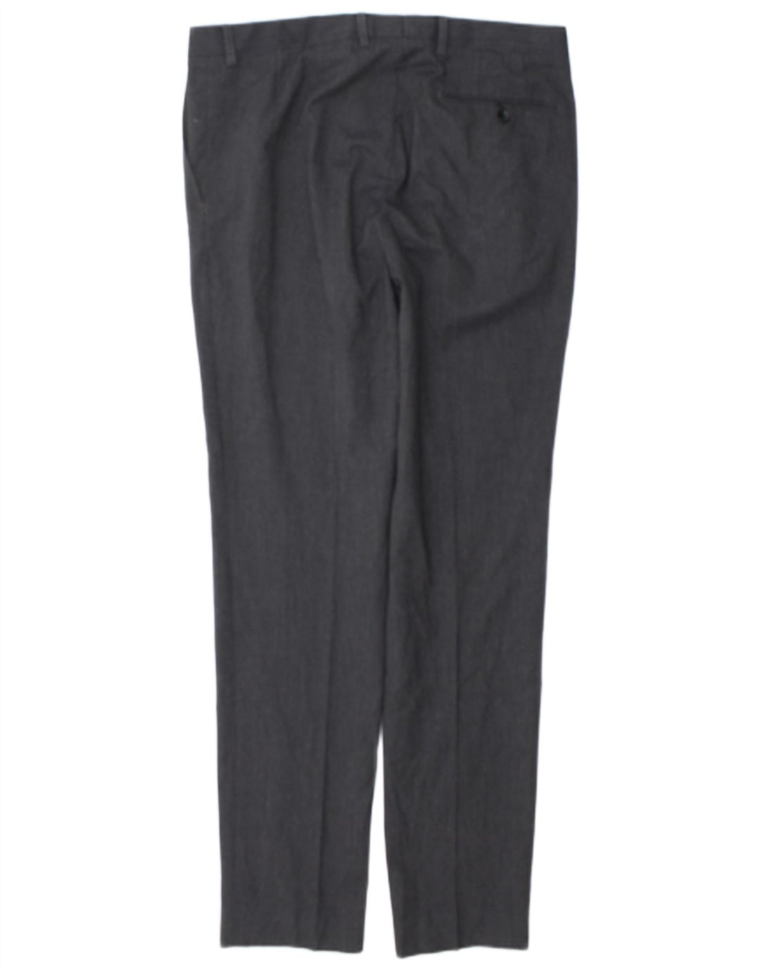 Marks & Spencer Mens Super Slim Fit Suit Trousers W34 L33 Grey Polyester