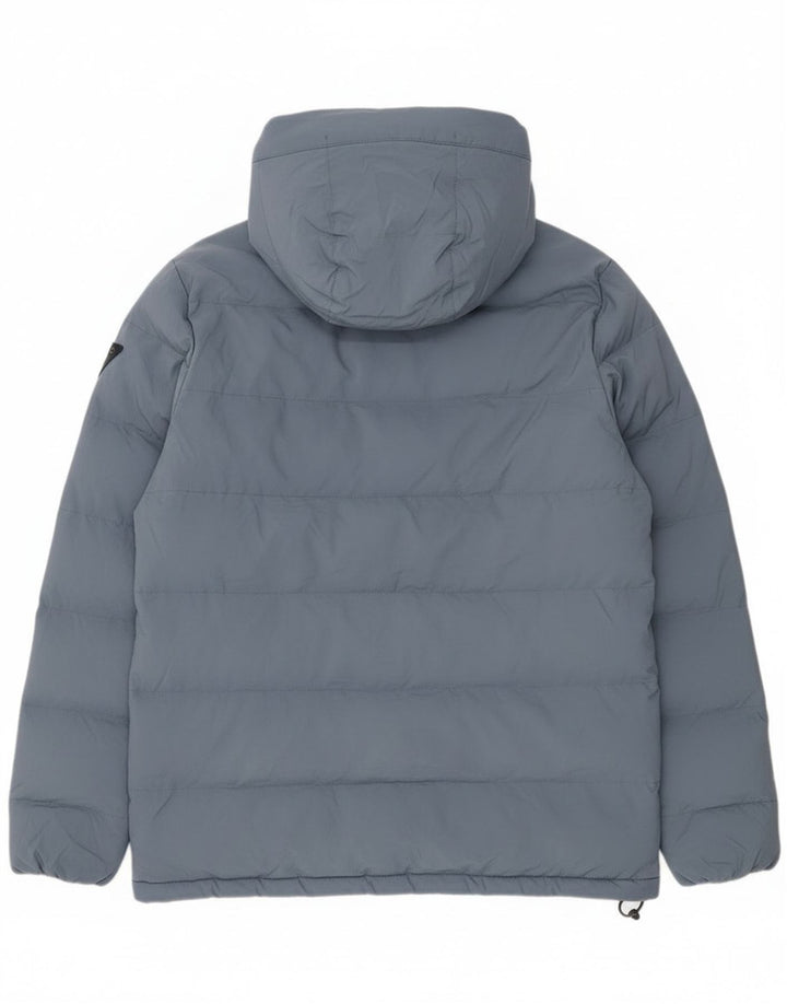 Musto Herre hættepolstret jakke UK 38 Medium Blue Polyester