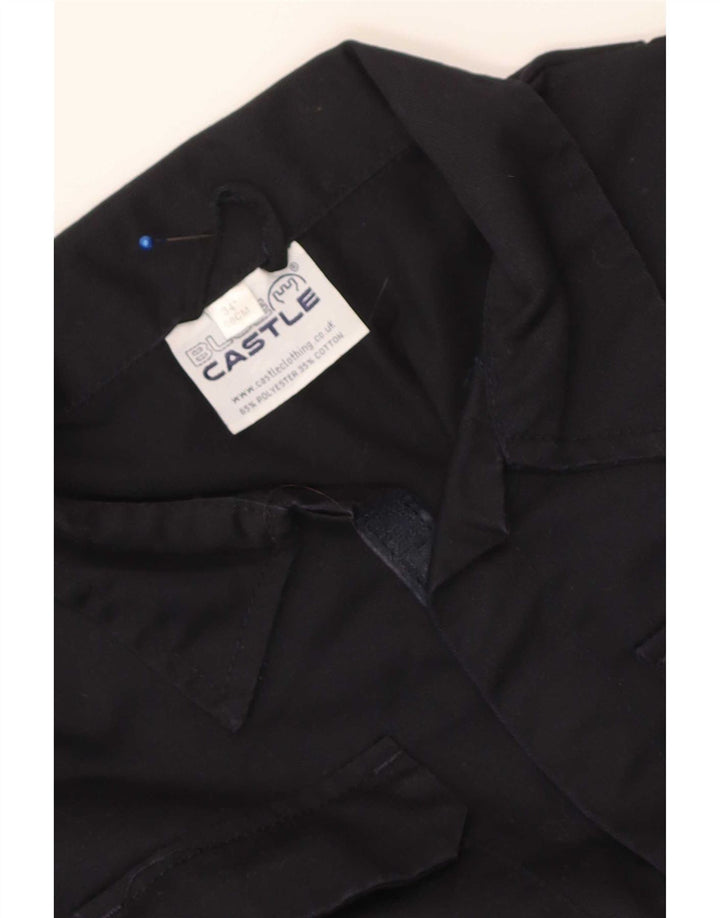 Castle Mens Workwear Jumpsuit XS Navy Blue Polyester