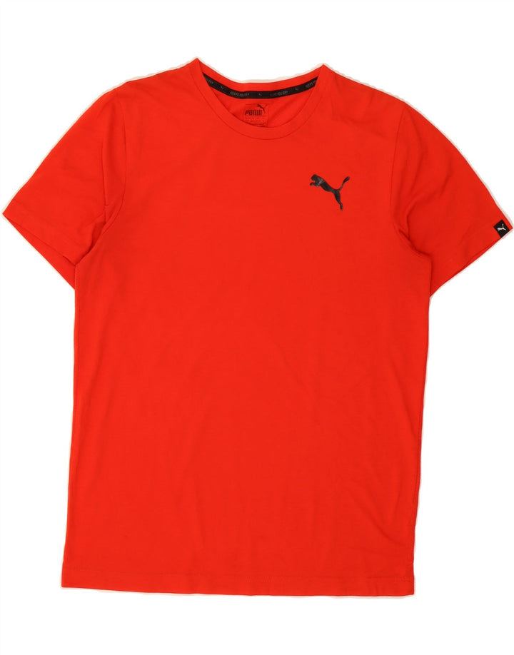 PUMA Mens T-Shirt Top Medium Red Vintage Puma and Second-Hand Puma from Messina Hembry 