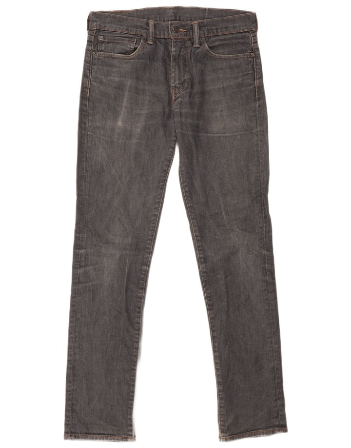 LEVI'S Herre 511 Slim Jeans W32 L32 Grå Bomuld
