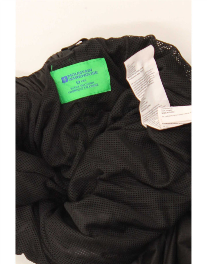 Mountain Warehouse Boys Isoory Waterproof Trousers 12-13 Years Black