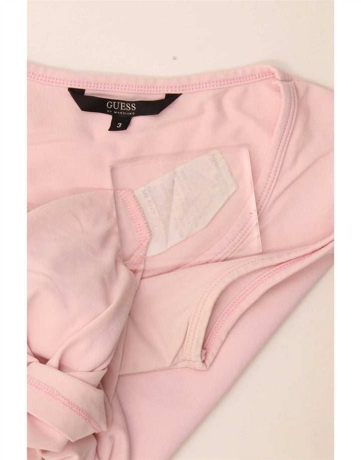 Guess Womens Vest Top US 3 XS Pink Polyamide