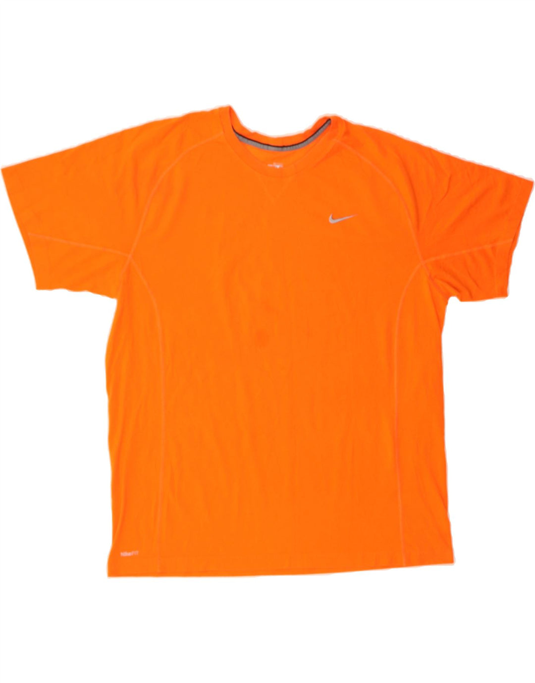 NIKE Mens T-Shirt Top 2XL Orange Cotton Vintage Nike and Second-Hand Nike from Messina Hembry 