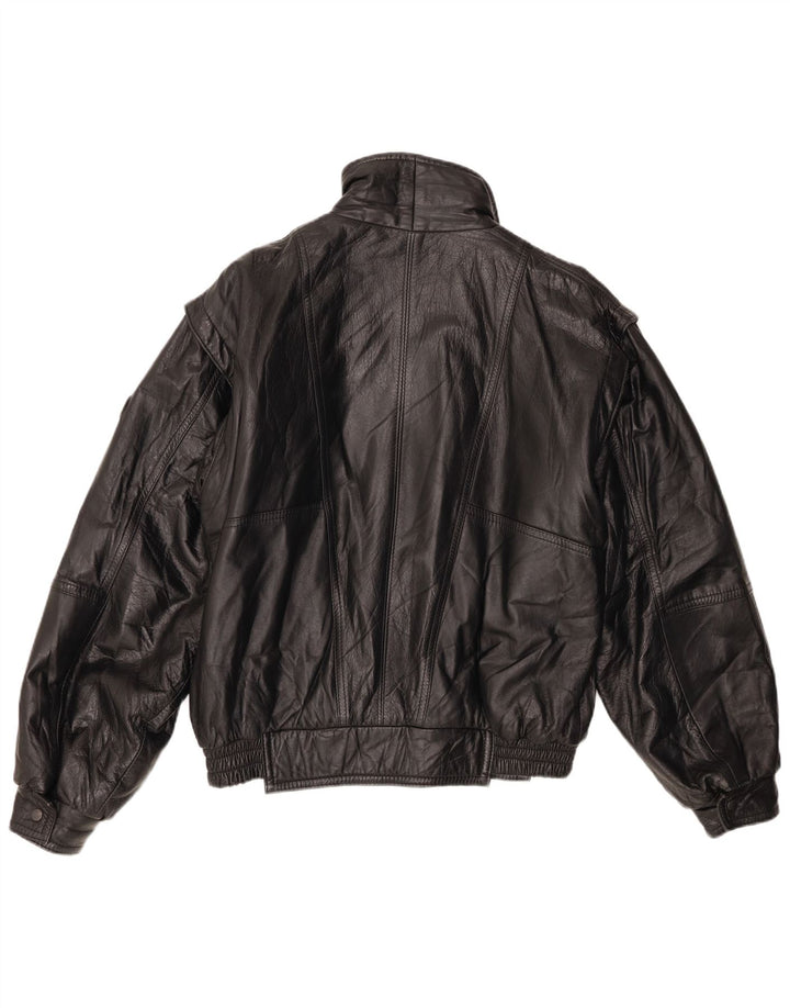 Giacca in pelle da uomo HONDA UK 40 Large in pelle nera
