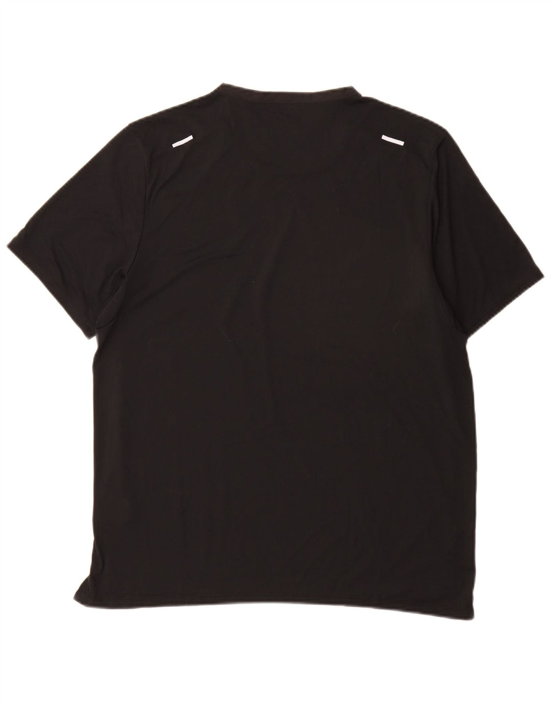 Nike Dri Fit T-shirt top til mænd, stor sort polyester