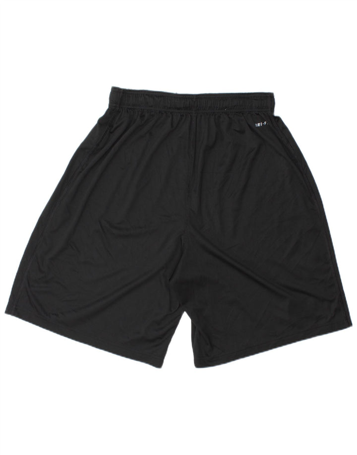 Nike Mens Dri Fit Graphic Sport Shorts Large  Black Polyester