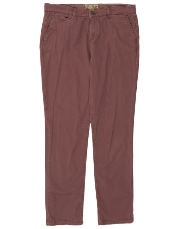 Fat Face Slim Chino-Hose für Damen, UK 14, Größe L, W34, L31, Lila, Baumwolle