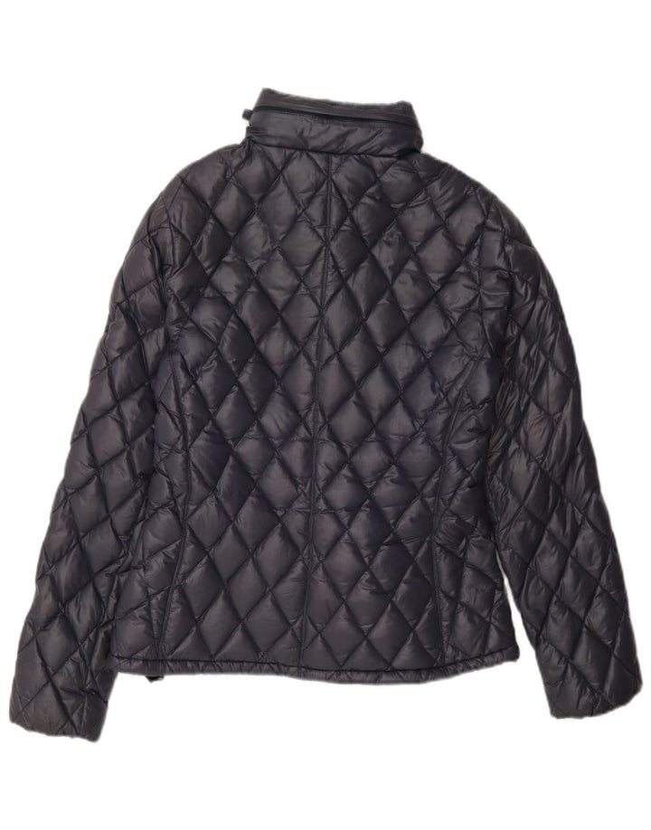 Aspesi Damen Steppjacke UK 10 Small Marineblau Polyamid