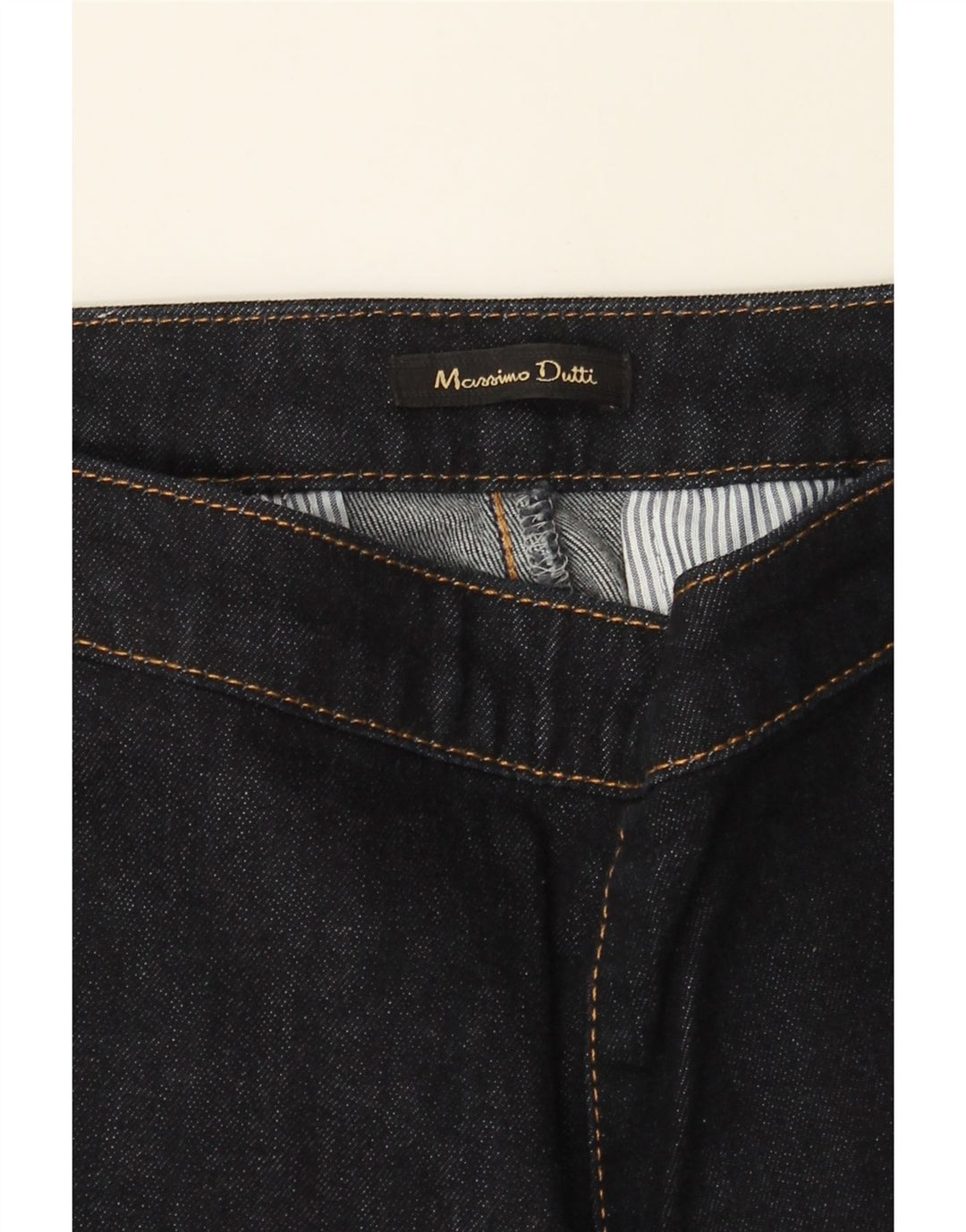 MASSIMO DUTTI Womens Straight Jeans EU 40 Medium W30 L28 Navy Blue Vintage Massimo Dutti and Second-Hand Massimo Dutti from Messina Hembry 