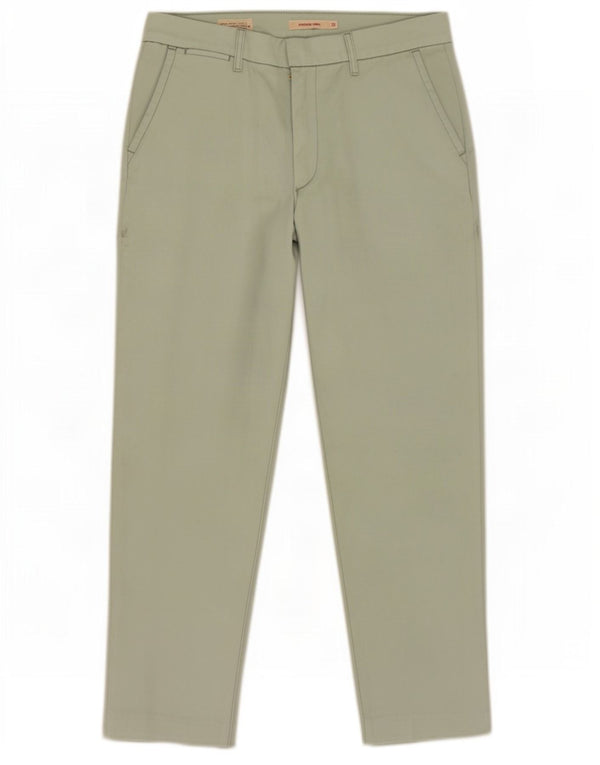 Calça Chino Cônica Feminina Levi's W29 L27 Algodão Verde
