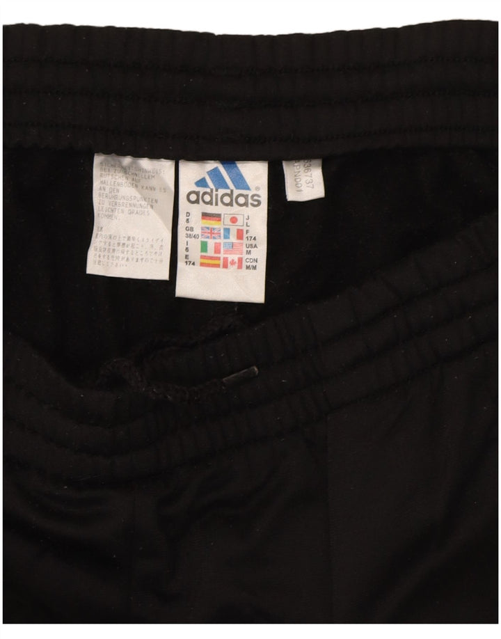 ADIDAS Mens Tracksuit Trousers UK 38/40 Medium  Black Polyester