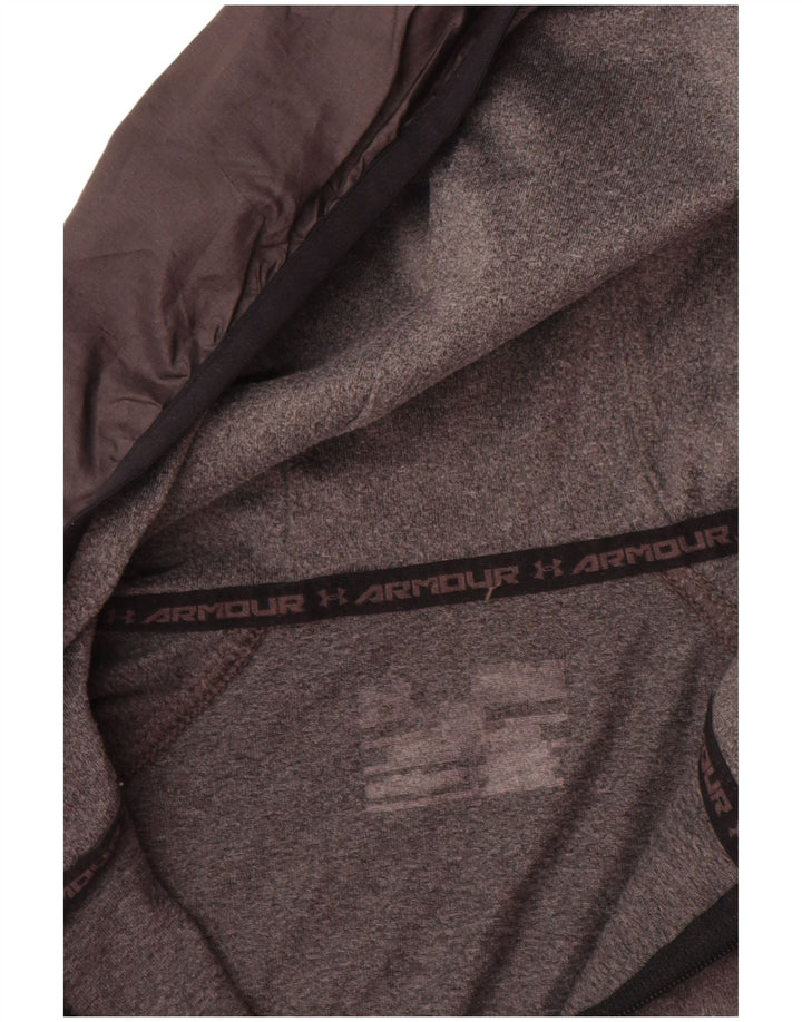 Under Armour Herre Hættetrøje Træningsdragt Top Stor Grå Colourblock