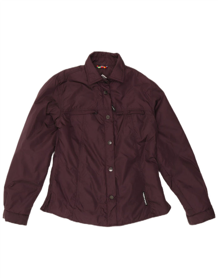 Tucano Urbano Womens Utility Jacket UK 14 Medium Purple Polyamide