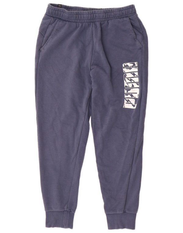 Pantaloni da tuta grafica da uomo Puma Joggers grandi in cotone blu