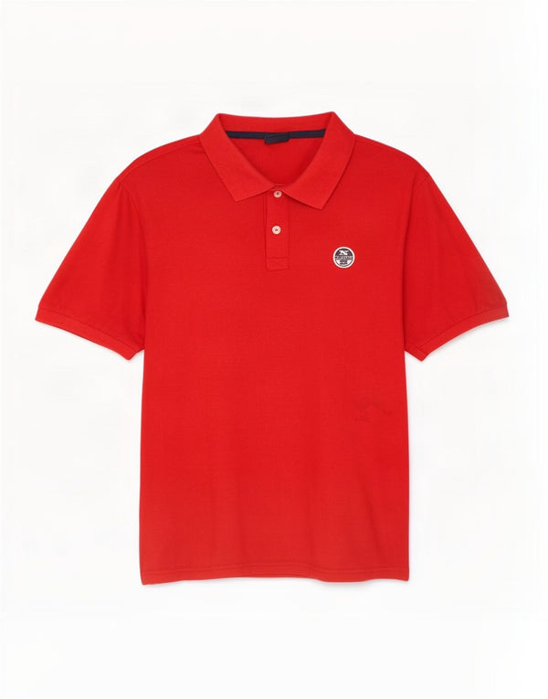 North Sails Herre Polo Shirt Medium Rød Bomuld