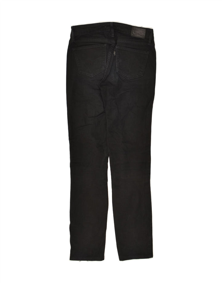 LEVI'S Womens 712 Slim Jeans W25 L30 Black Cotton | Vintage Levi's | Thrift | Second-Hand Levi's | Used Clothing | Messina Hembry 