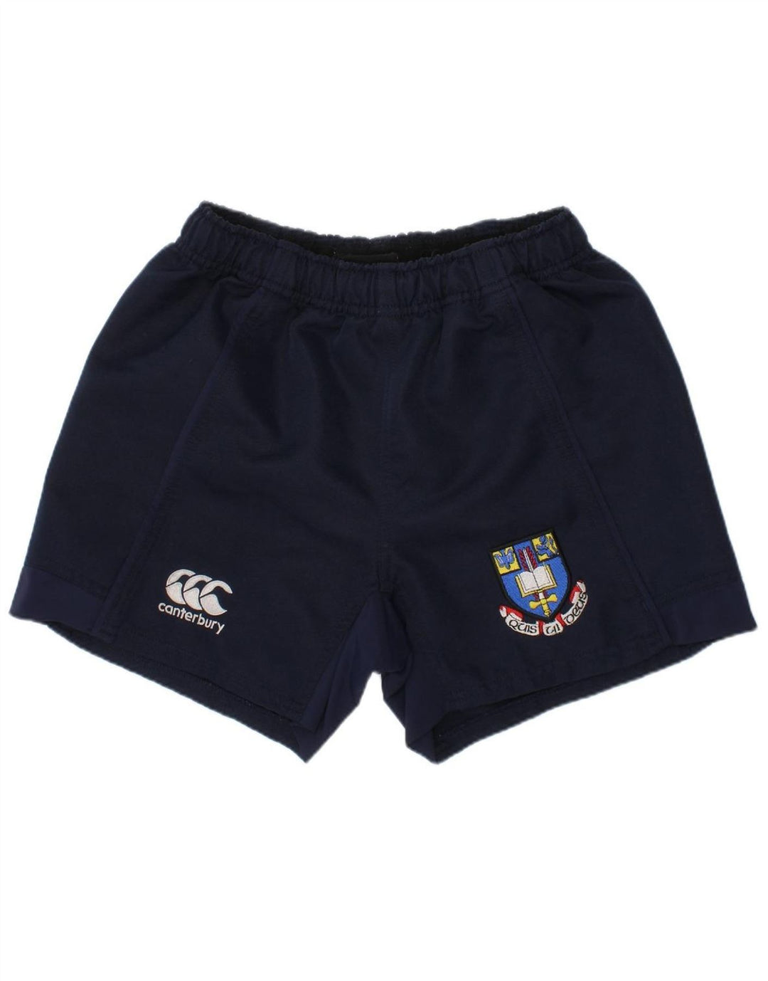 CANTERBURY Boys Sport Shorts 11-12 Years  Navy Blue Polyester