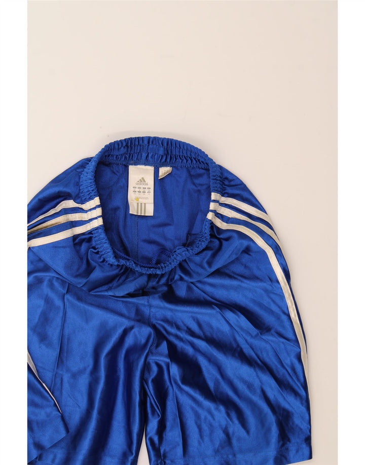 ADIDAS Boys Sport Shorts 11-12 Years Blue Polyester Vintage Adidas and Second-Hand Adidas from Messina Hembry 
