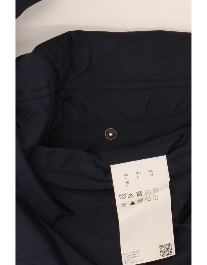 Hugo Boss Mens Reversible Jacket UK 36 Small Black Polyamide